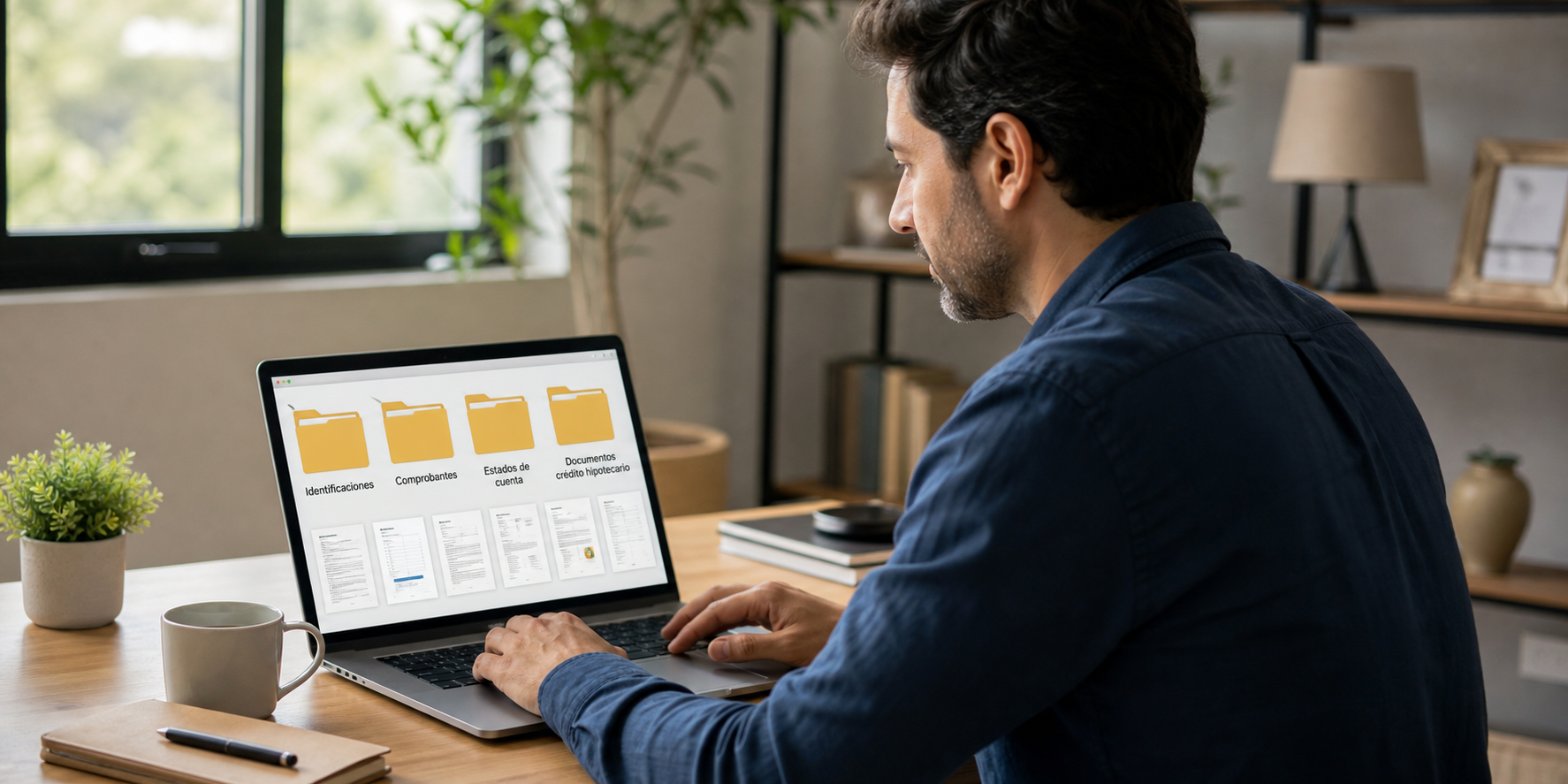 Digital Document Organizer in Modern Workspace