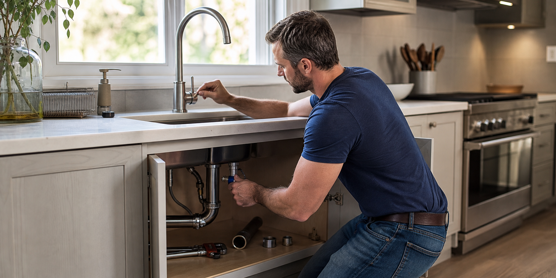 Kitchen Faucet Installation