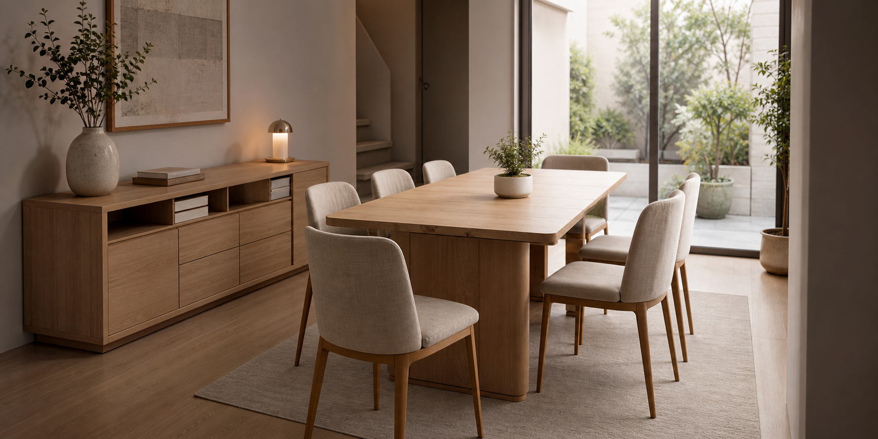 Modern Functional Dining Area in Small House
