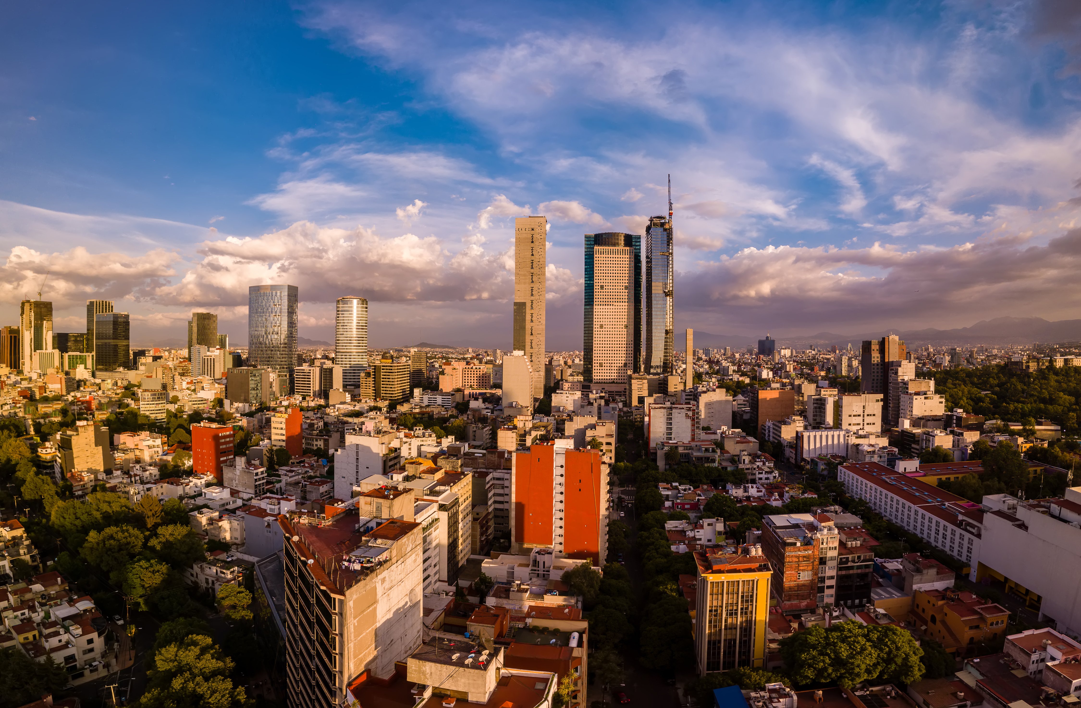 Vista panorámica de la Ciudad de Mexico