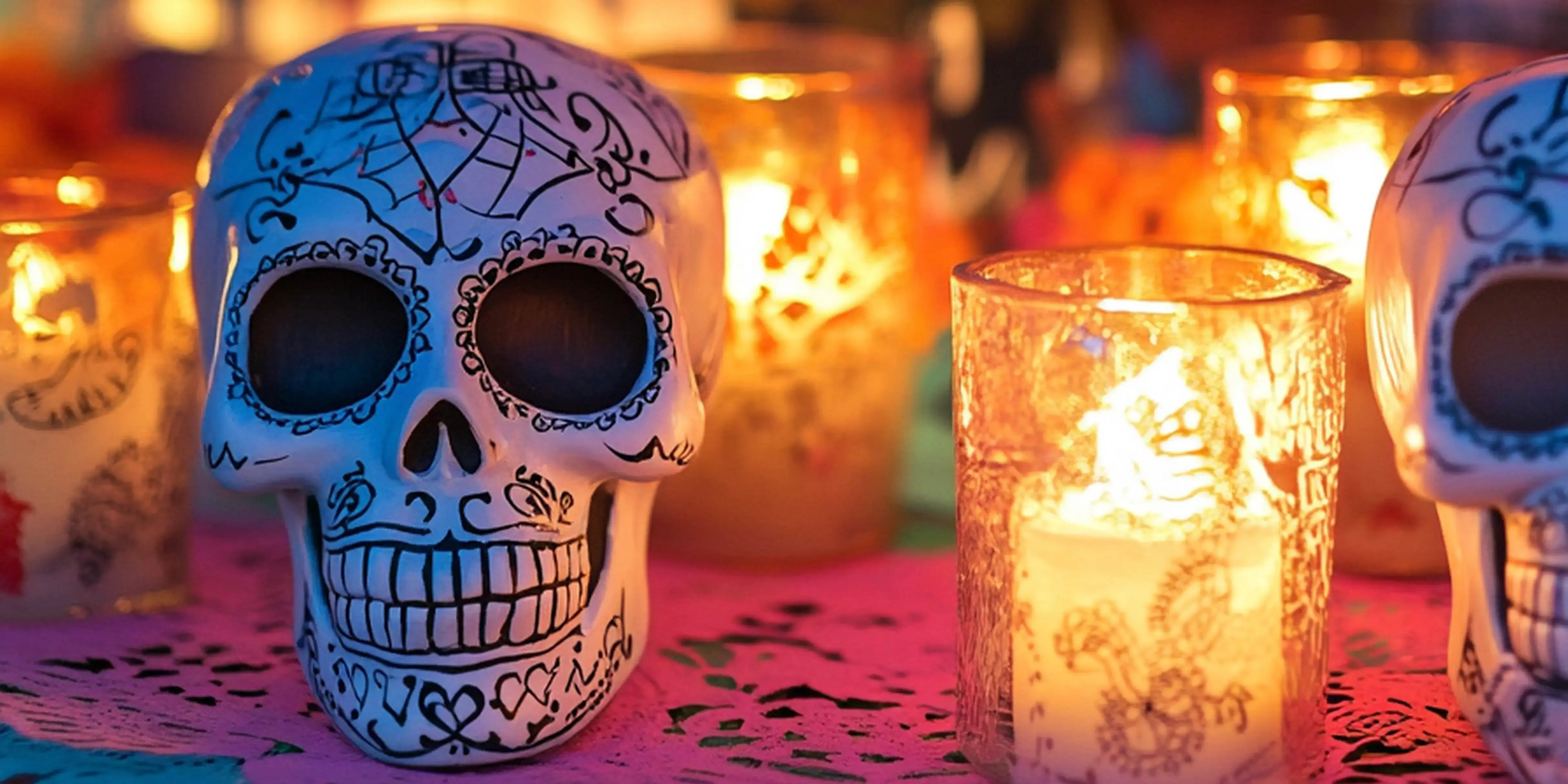 Calaveras y veladoras. Día de muertos en Querétaro